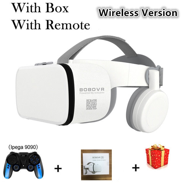 Bobo VR Bobovr Z6 Bluetooth 3 D Casque Viar 3D Glasses Virtual Reality Headset Helmet Goggles Lenses Video for Phone Smartphone