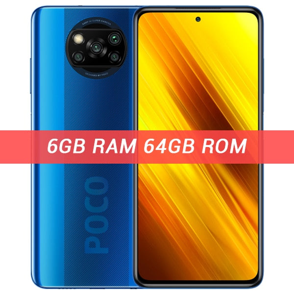 Global Version Xiaomi POCO X3 NFC 6GB RAM 64GB / 128GB ROM Mobile