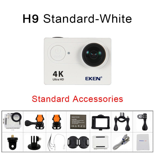 Action Camera 4K/30FPS 1080p/60fps 20MP Ultra HD  Mini Helmet Cam WiFi Waterproof Sports Camera From EKEN H9 H9R