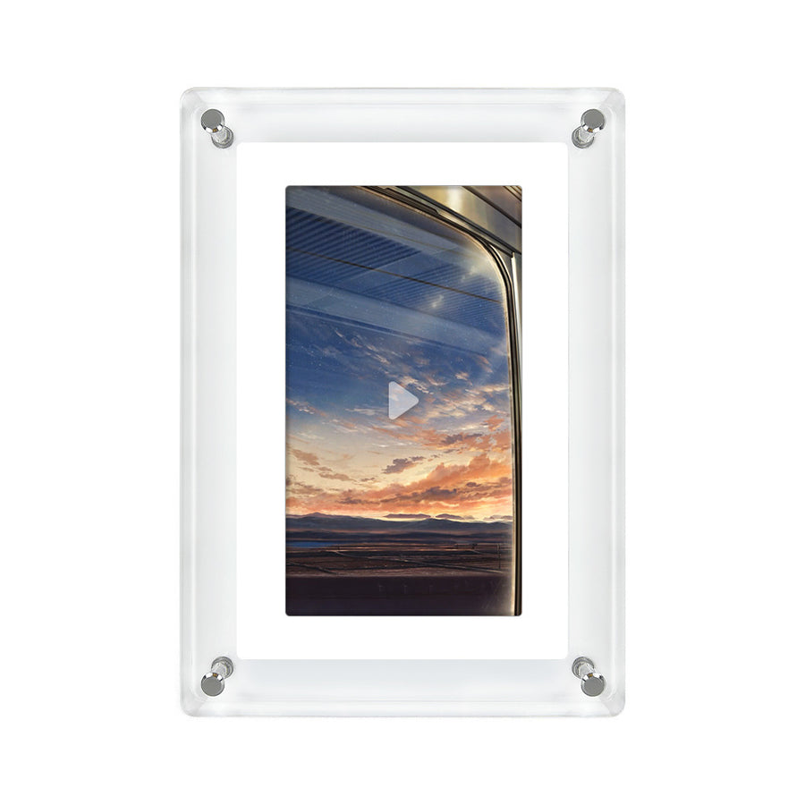 Acrylic Digital Video Frame – Ultra-Clear Display with Modern Style