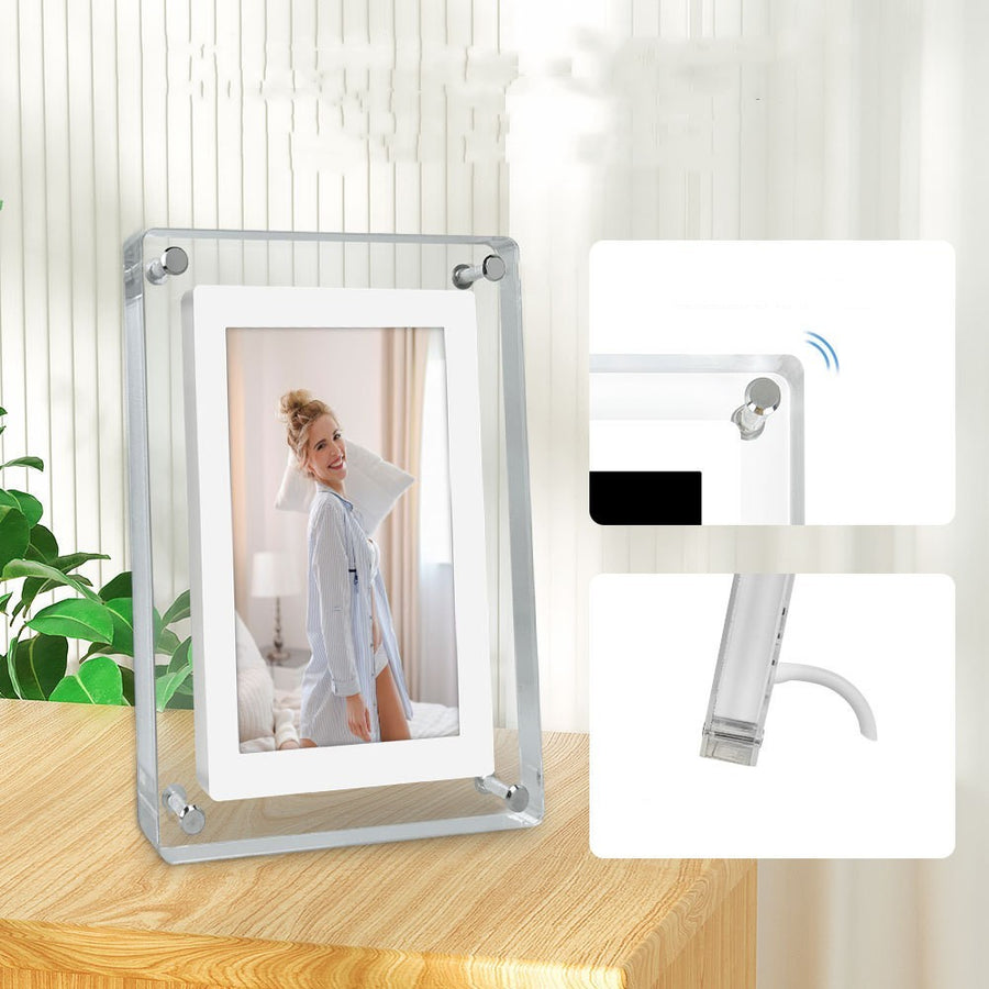 Acrylic Digital Video Frame – Ultra-Clear Display with Modern Style