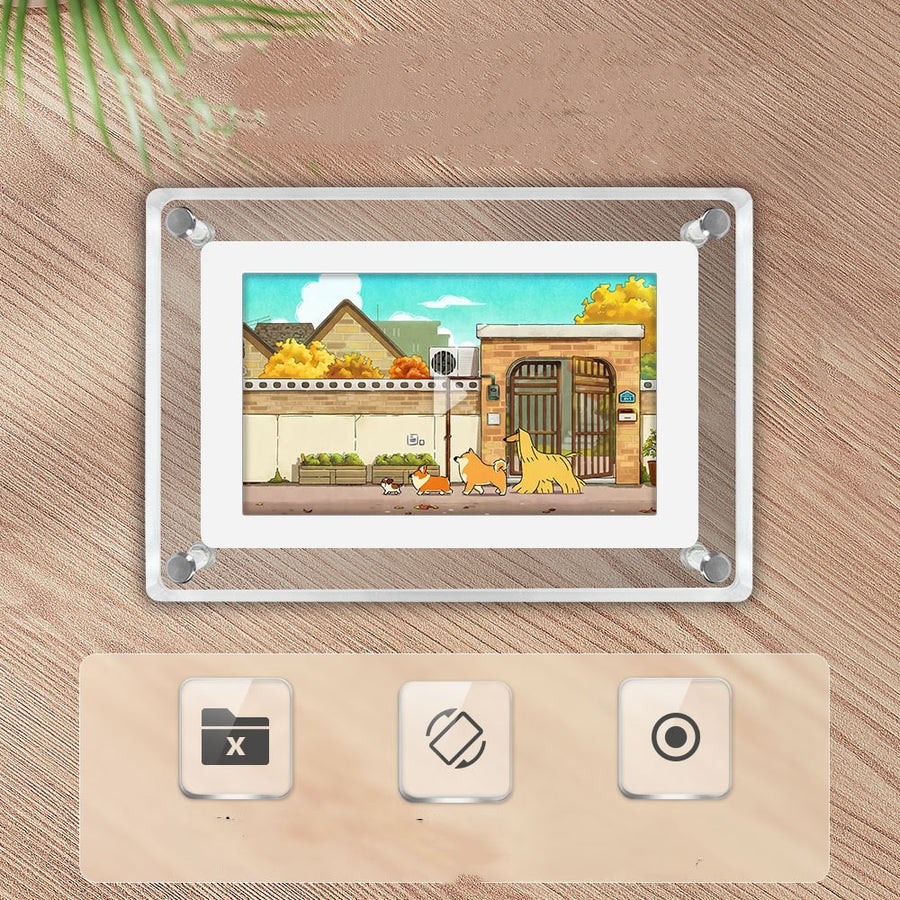 Acrylic Digital Video Frame – Ultra-Clear Display with Modern Style
