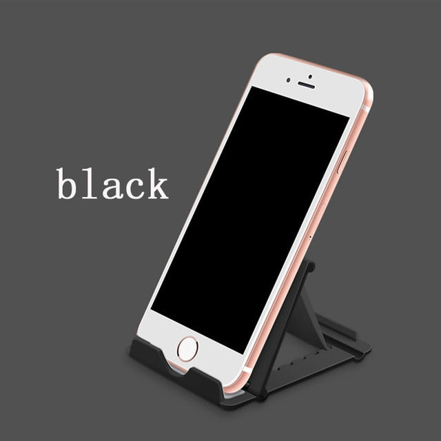 Rotating tablet flexible phone holder