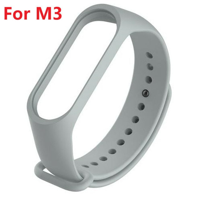 For Xiaomi Mi Band 3 4 Sport Strap watch Silicone wrist strap For xiaomi mi band 3 4 bracelet Miband 4 3 Strap Smart Bracelet