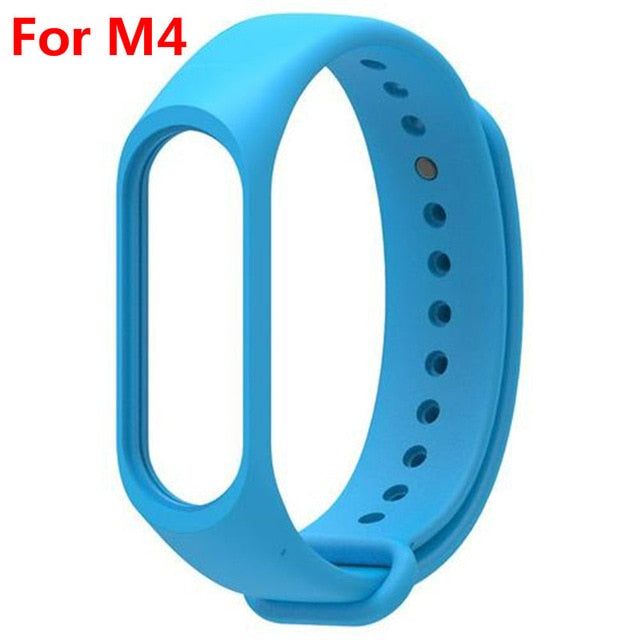 For Xiaomi Mi Band 3 4 Sport Strap watch Silicone wrist strap For xiaomi mi band 3 4 bracelet Miband 4 3 Strap Smart Bracelet