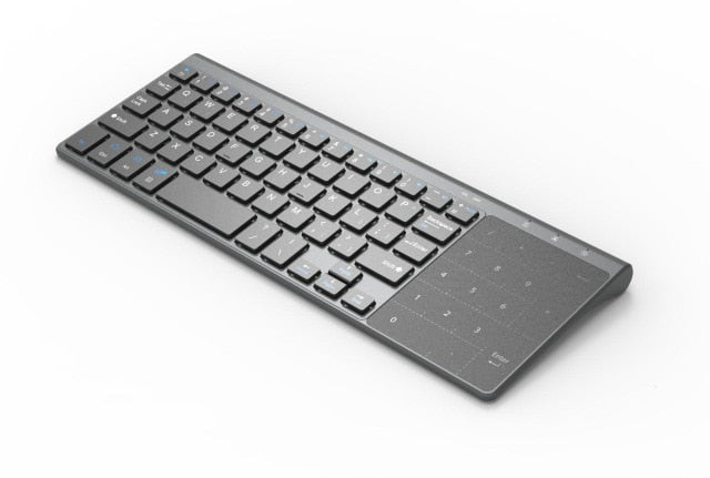 Jelly Comb 2.4G Thin Wireless Keyboard with Number Touchpad