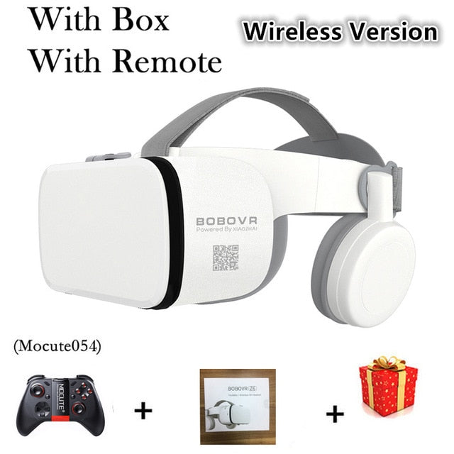 Bobo Bobovr Z6 Bluetooth Casque Helmet 3D VR Glasses Virtual Reality Headset For Smartphone Smart Phone Goggles Viar Binoculars