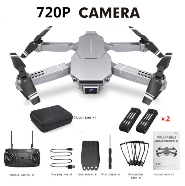 New Mini Drone E68, Wide Angle Ultra HD 4K 1080P Camera