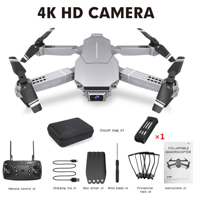 XKJ WIFI FPV Drone With Wide Angle HD 4K 1080P Camera