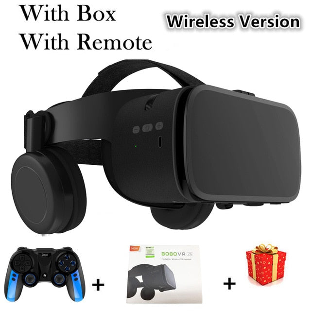 Bobo VR Bobovr Z6 Bluetooth 3 D Casque Viar 3D Glasses Virtual Reality Headset Helmet Goggles Lenses Video for Phone Smartphone