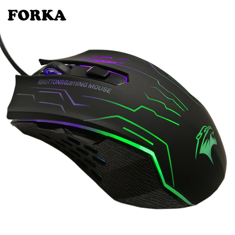Silent Click USB Wired Gaming Mouse