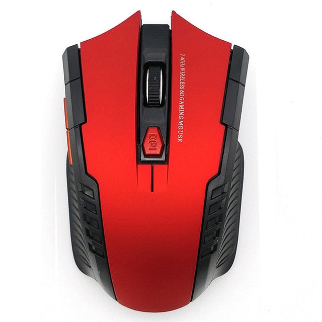 2000DPI 2.4GHz Wireless Optical Mouse Gamer for PC Gaming Laptops New Game Wireless Mice with USB Receiver Drop Shipping Mause