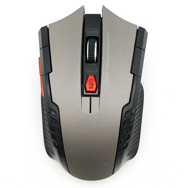 2000DPI 2.4GHz Wireless Optical Mouse Gamer for PC Gaming Laptops New Game Wireless Mice with USB Receiver Drop Shipping Mause
