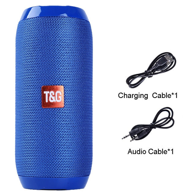 Portable Bluetooth Speaker 20w Wireless Bass Column Waterproof Outdoor Speaker Support AUX TF USB Subwoofer Stereo Loudspeaker