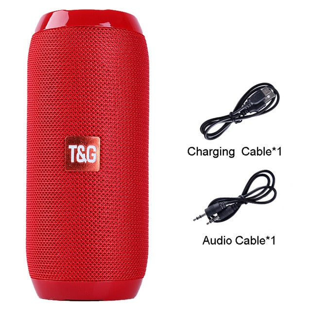 Portable Bluetooth Speaker 20w Wireless Bass Column Waterproof Outdoor Speaker Support AUX TF USB Subwoofer Stereo Loudspeaker