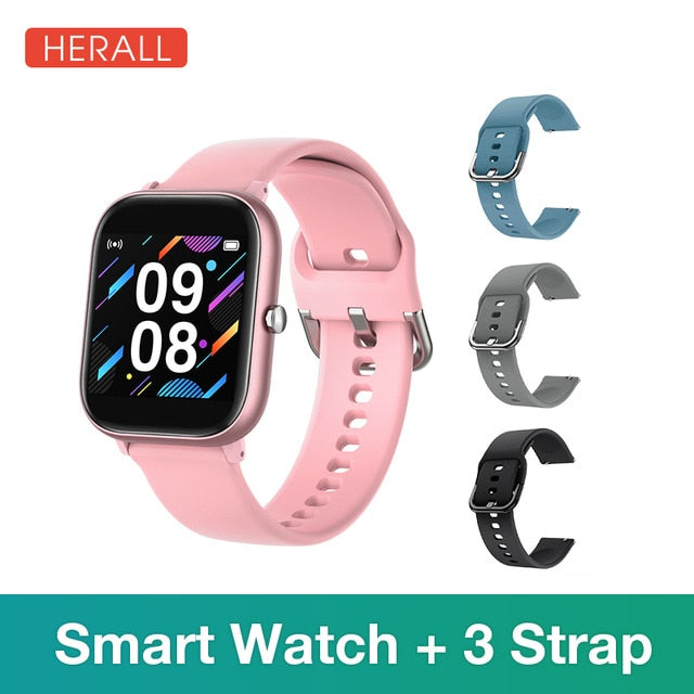 HERALL 2020 New Smart Watch Fitness Bracelet Calories Heart Rate Monitor Waterproof Sport Smartwatch