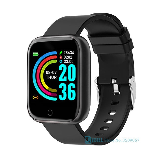 Fashion Stainless Steel Smart Watch Women Men Electronics Sport Wrist Watch