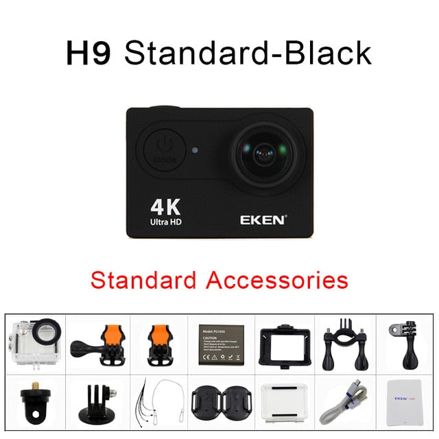 Original EKEN H9/H9R Action Camera 4K Ultra HD 1080p/60fps Mini Helmet Cam WiFi go Waterproof pro Sport Camera hero 7 yi 4k