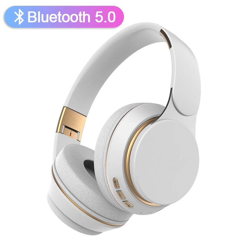 High-Grade T7 Wireless Headphones Bluetooth 5.0 Headset Foldable Stereo Noise Headphones With Microphone Button control headset