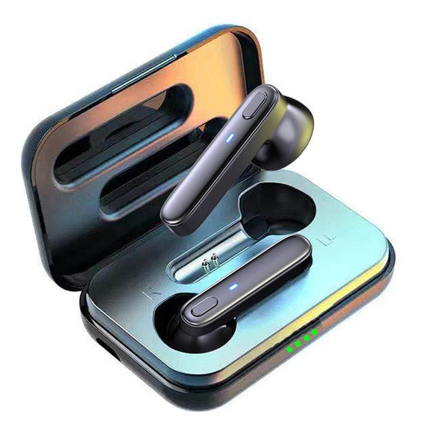 R20 TWS Earphone Bluetooth Wireless Headset Waterproof Deep Bass Earbuds True Wireless Stereo Headphone With Mic Sport Earphone