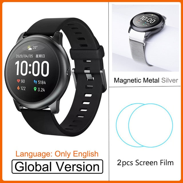 Youpin Haylou Solar Smart Watch Global Version IP68 Waterproof Sport fitness Bracelet LS05 Smartwatch