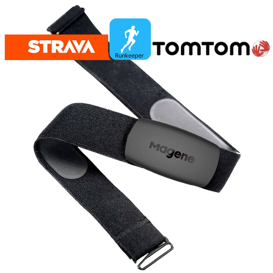 Heart Rate Monitor Chest Strap Bluetooth 4.0 ANT Fitness Sensor Compatible Belt Wahoo Garmin Polar Connected Outdoor Band
