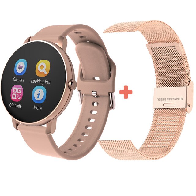 P8 Full Touch Screen Smart Watch Men Women Blood Pressure Heart Rate Fitness Tracker Smartwatch Waterproof Round Sports Watches