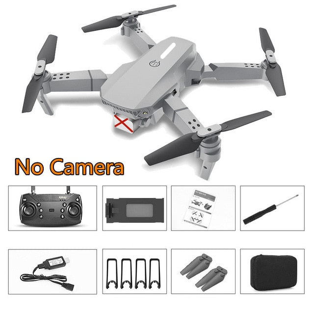 2020 New E88 Pro Rc Drone with wide-angle HD 4K 1080P Wifi Fpv Dual Camera Height Hold Foldable Quadcopter Mini Drone Gift Toys