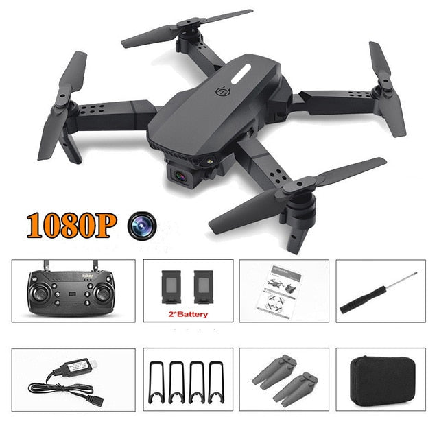 2020 New E88 Pro Rc Drone with wide-angle HD 4K 1080P Wifi Fpv Dual Camera Height Hold Foldable Quadcopter Mini Drone Gift Toys