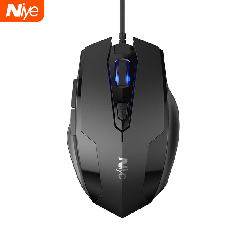 USB Wired Gaming Mouse 2400DPI Adjustable 6 Buttons LED Optical Professional Gamer Mause Computer Mice for PC Laptop Mouse Gamer
