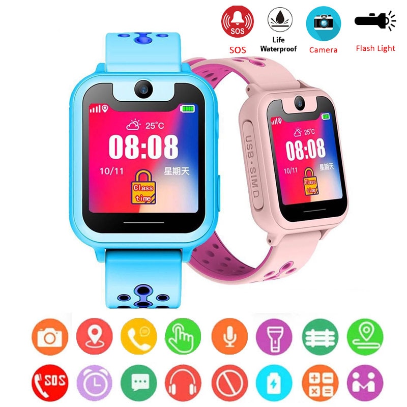 KGG S6 Kids Smart watch LBS Children's Watches Baby SOS Call Location Finder Locator Tracker Anti Lost Monitor smartwatch