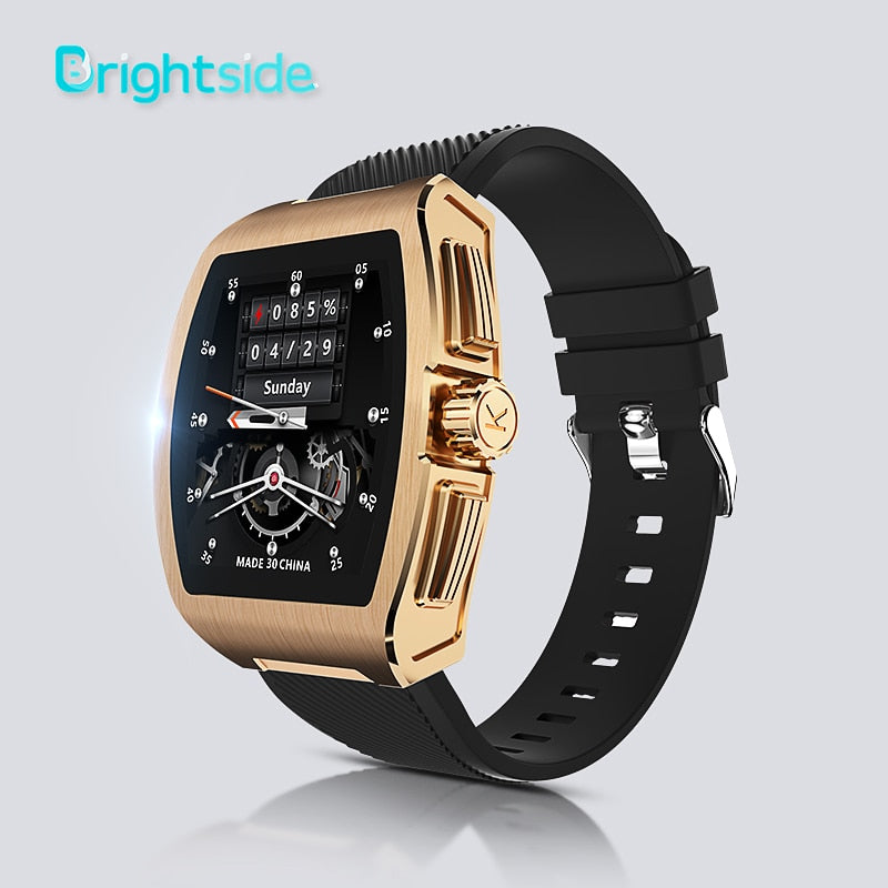 Brightside C1 Smart Watch Men for Android iOS Smartwatch Heart Rate and Blood Pressure Monitor Fitness Sport Watches Waterproof