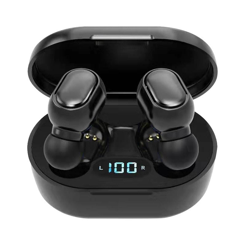 E7S TWS 5.0 Earphone In-ear Headphone Mini Wireless Bluetooth Headset with Button Binaural HD Call LED Electric Display