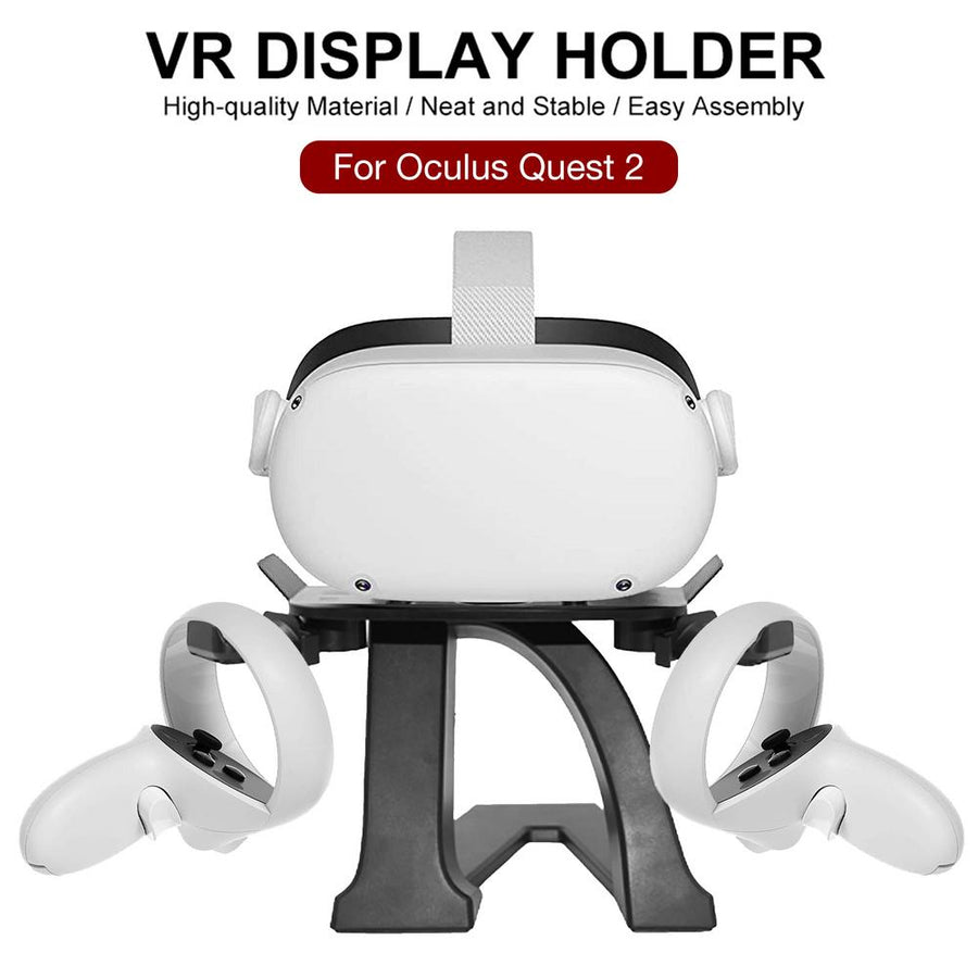 Vr Stand Headset Display Holder Station For Oculus Quest 2 VR Headset Press Controllers Accessories For Oculus Rift S Quest 1/2