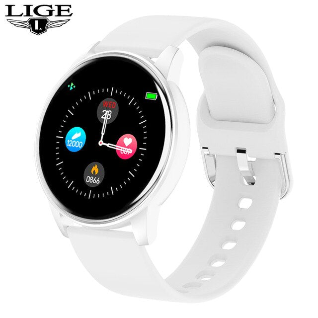 Women Smart Watch Real-time Weather Forecast Activity Tracker Heart Rate Monitor Sports Ladies Smart Watch Men For Android IOS