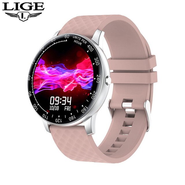 2020 New Full Touch Smart Watch Women men Waterproof Sports for Android / iOS Call information smartwatch For woman men   +Box